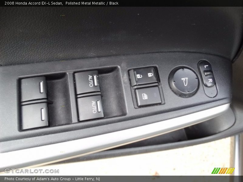 Polished Metal Metallic / Black 2008 Honda Accord EX-L Sedan