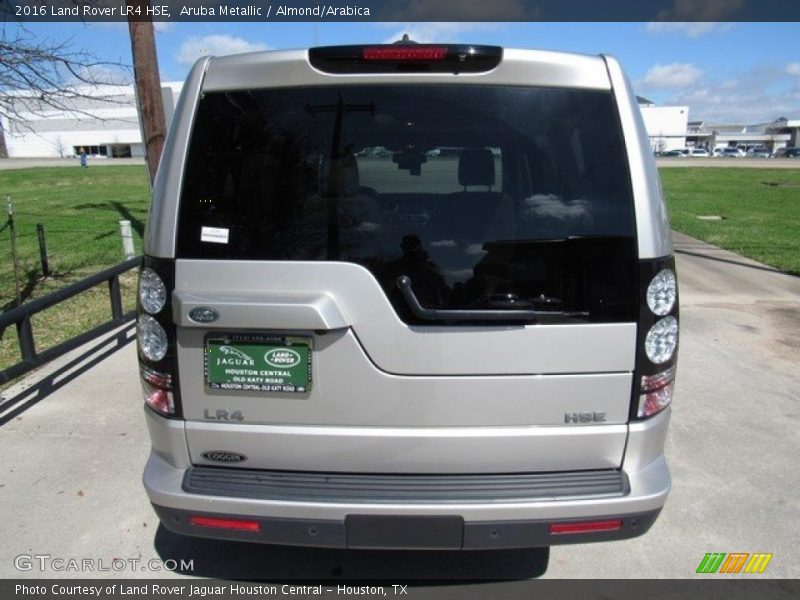 Aruba Metallic / Almond/Arabica 2016 Land Rover LR4 HSE