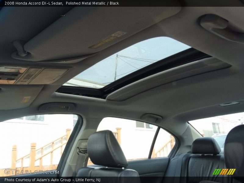 Polished Metal Metallic / Black 2008 Honda Accord EX-L Sedan