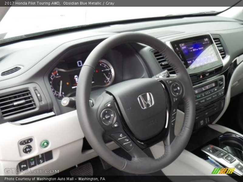 Dashboard of 2017 Pilot Touring AWD