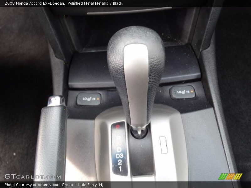 Polished Metal Metallic / Black 2008 Honda Accord EX-L Sedan