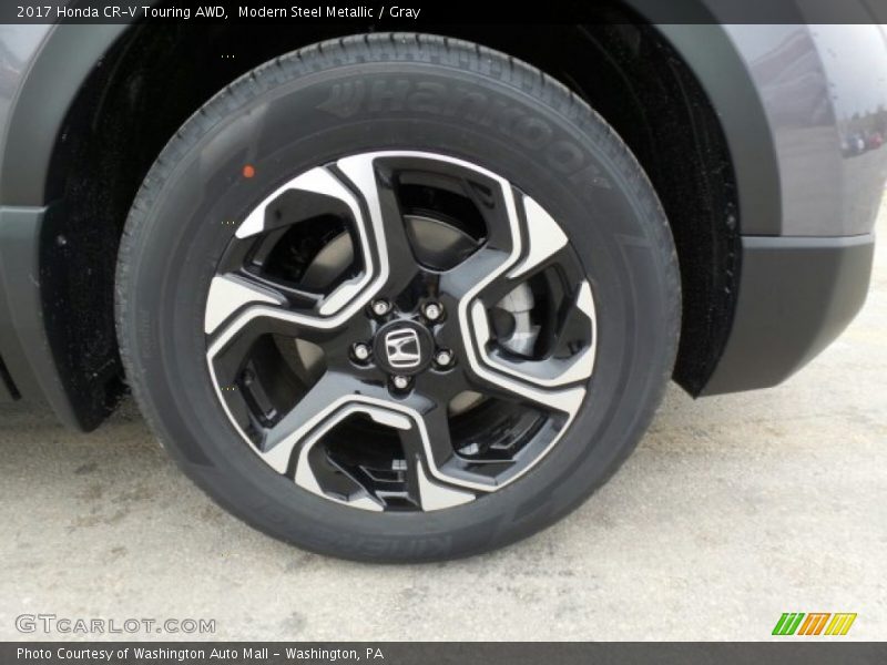 Modern Steel Metallic / Gray 2017 Honda CR-V Touring AWD
