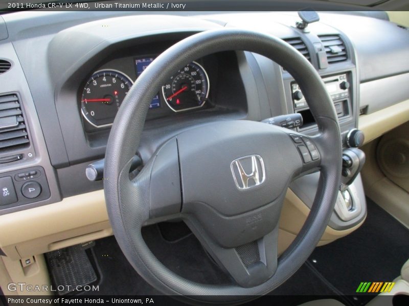 Urban Titanium Metallic / Ivory 2011 Honda CR-V LX 4WD