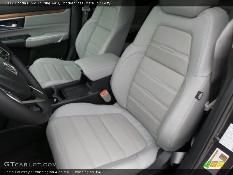 Modern Steel Metallic / Gray 2017 Honda CR-V Touring AWD