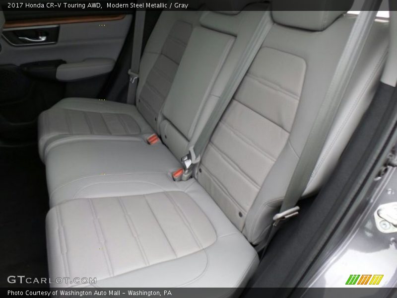 Modern Steel Metallic / Gray 2017 Honda CR-V Touring AWD