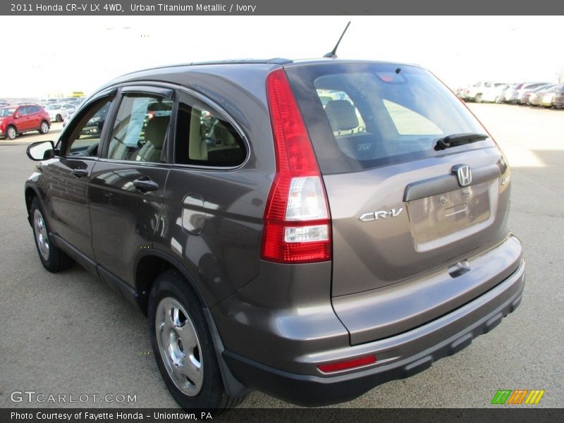 Urban Titanium Metallic / Ivory 2011 Honda CR-V LX 4WD