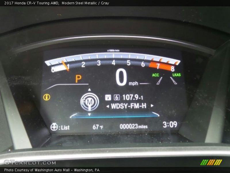 Modern Steel Metallic / Gray 2017 Honda CR-V Touring AWD