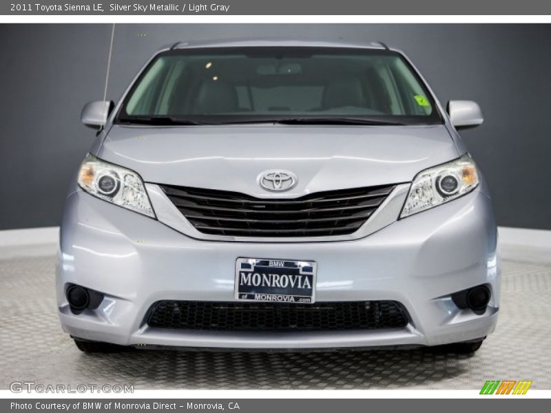 Silver Sky Metallic / Light Gray 2011 Toyota Sienna LE