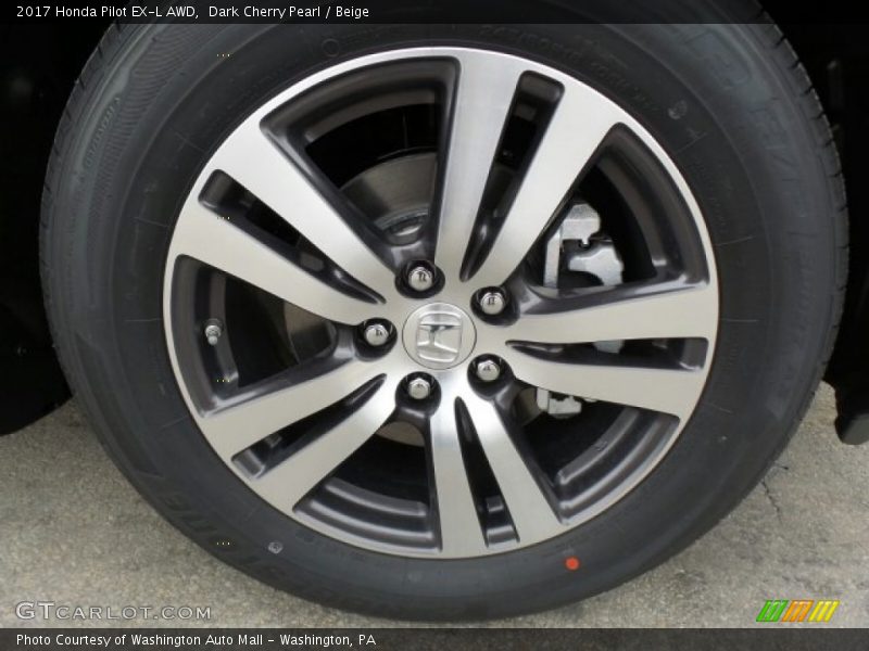 2017 Pilot EX-L AWD Wheel