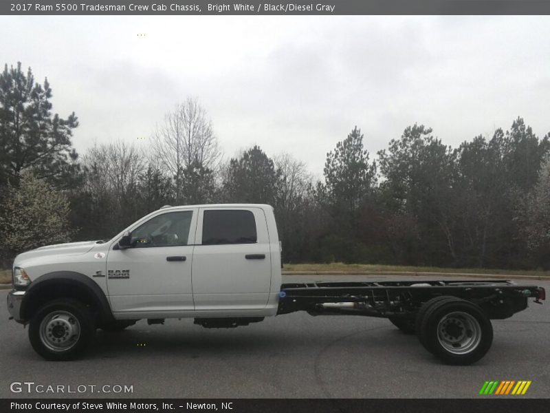 Bright White / Black/Diesel Gray 2017 Ram 5500 Tradesman Crew Cab Chassis