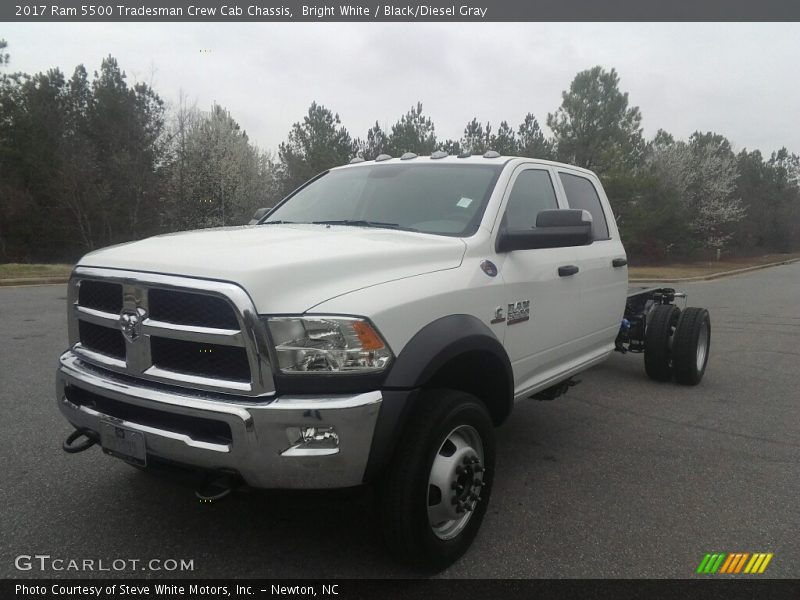 Bright White / Black/Diesel Gray 2017 Ram 5500 Tradesman Crew Cab Chassis