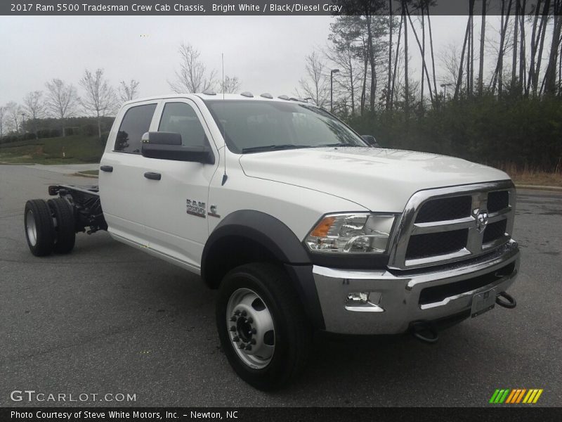 Bright White / Black/Diesel Gray 2017 Ram 5500 Tradesman Crew Cab Chassis