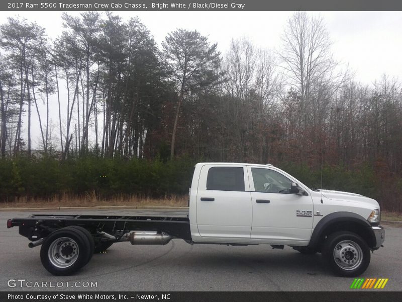 Bright White / Black/Diesel Gray 2017 Ram 5500 Tradesman Crew Cab Chassis