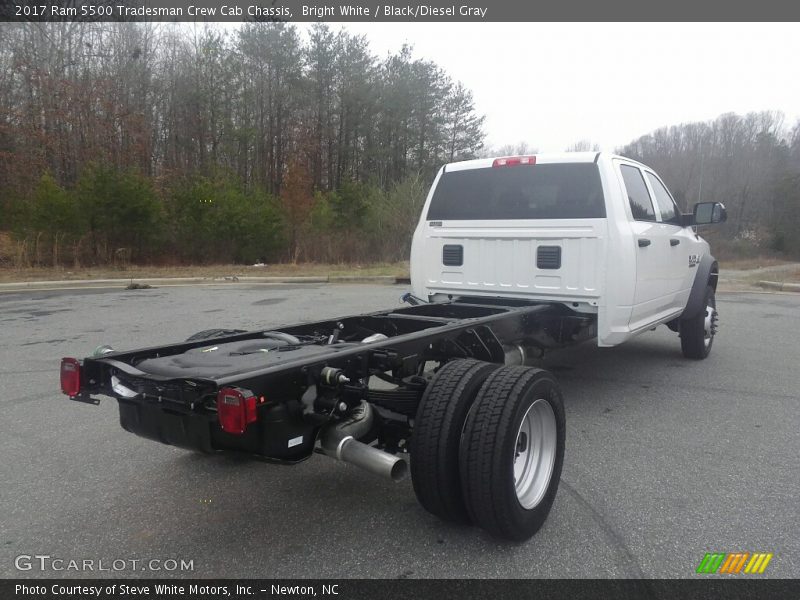 Bright White / Black/Diesel Gray 2017 Ram 5500 Tradesman Crew Cab Chassis
