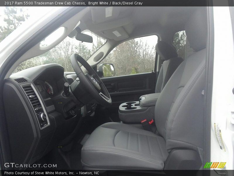 Bright White / Black/Diesel Gray 2017 Ram 5500 Tradesman Crew Cab Chassis