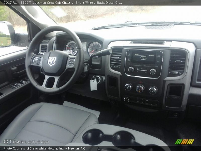 Bright White / Black/Diesel Gray 2017 Ram 5500 Tradesman Crew Cab Chassis