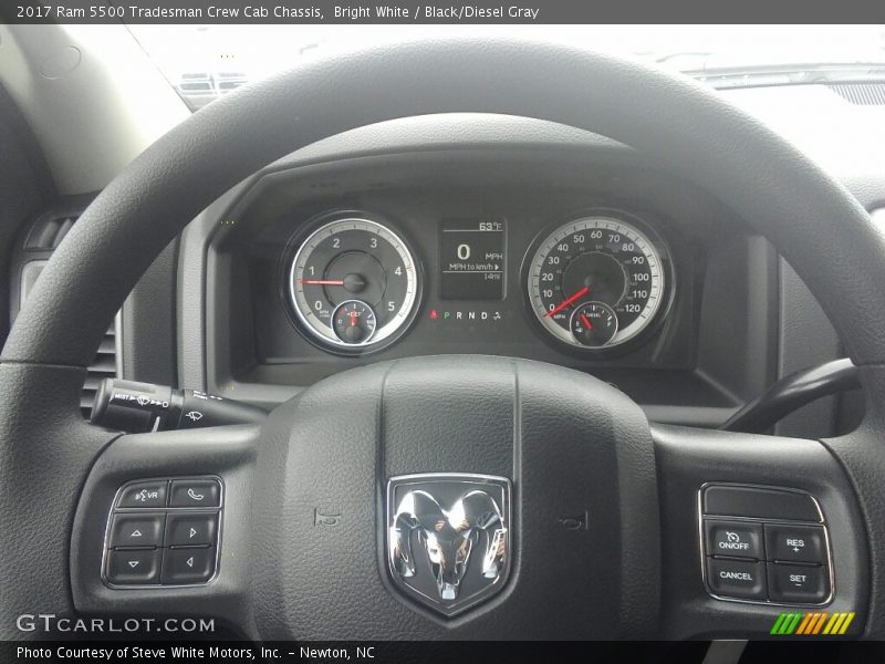 Bright White / Black/Diesel Gray 2017 Ram 5500 Tradesman Crew Cab Chassis