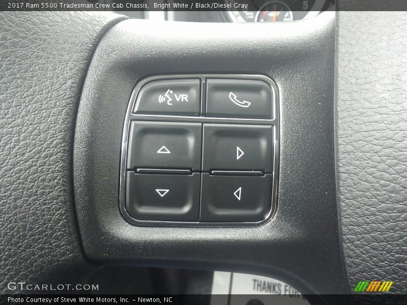 Bright White / Black/Diesel Gray 2017 Ram 5500 Tradesman Crew Cab Chassis
