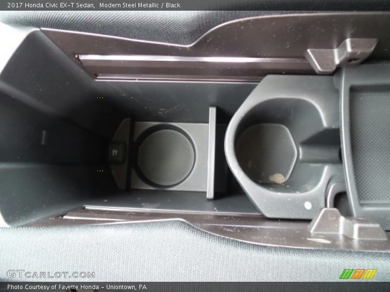 Modern Steel Metallic / Black 2017 Honda Civic EX-T Sedan