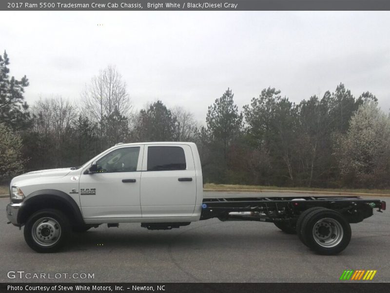 Bright White / Black/Diesel Gray 2017 Ram 5500 Tradesman Crew Cab Chassis