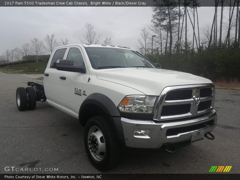 Bright White / Black/Diesel Gray 2017 Ram 5500 Tradesman Crew Cab Chassis