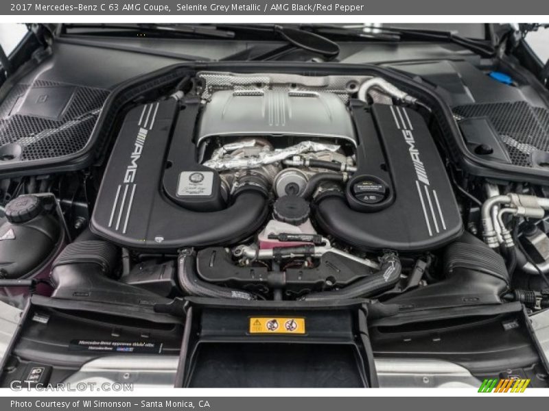  2017 C 63 AMG Coupe Engine - 4.0 Liter AMG DI biturbo DOHC 32-Valve VVT V8