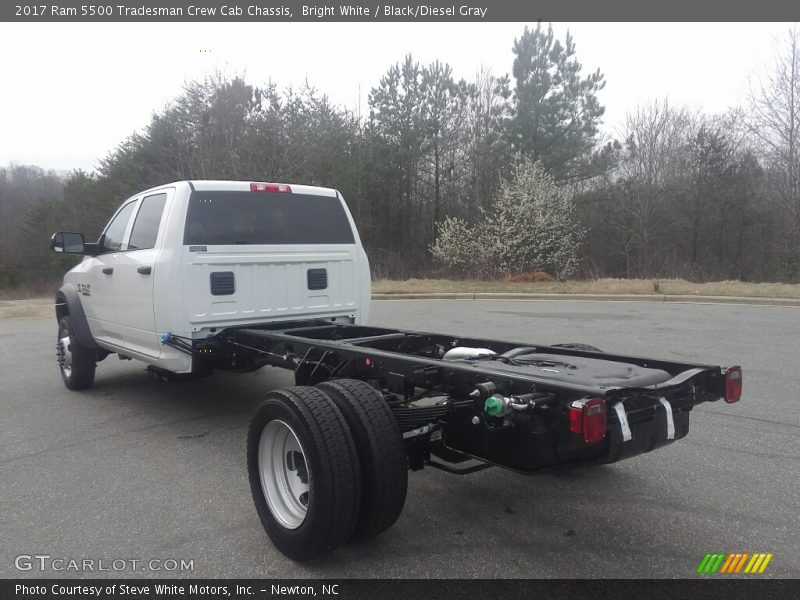 Bright White / Black/Diesel Gray 2017 Ram 5500 Tradesman Crew Cab Chassis