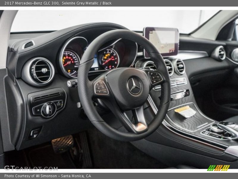 Selenite Grey Metallic / Black 2017 Mercedes-Benz GLC 300