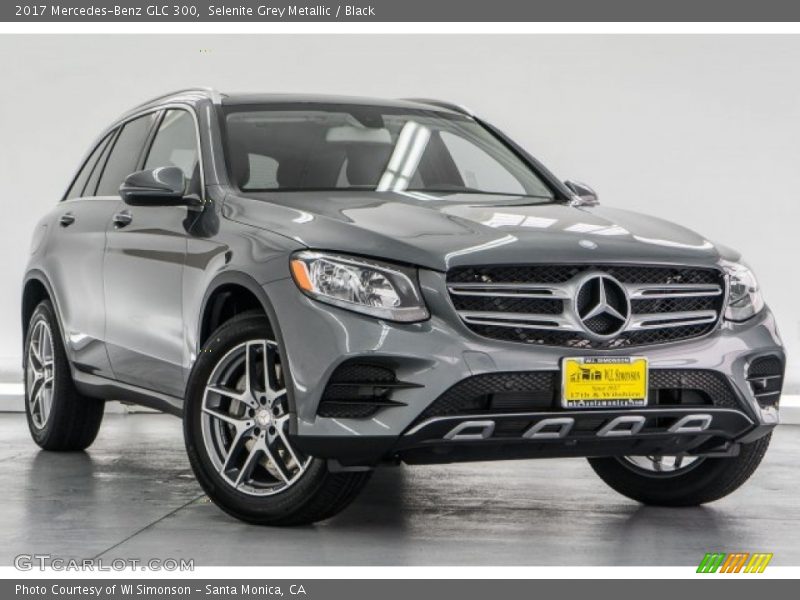 Selenite Grey Metallic / Black 2017 Mercedes-Benz GLC 300