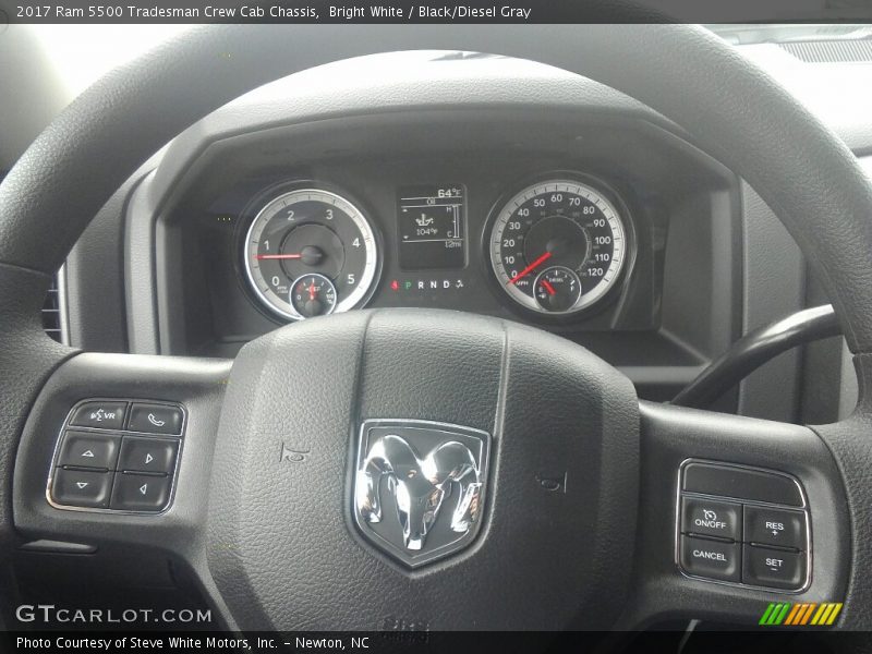Bright White / Black/Diesel Gray 2017 Ram 5500 Tradesman Crew Cab Chassis