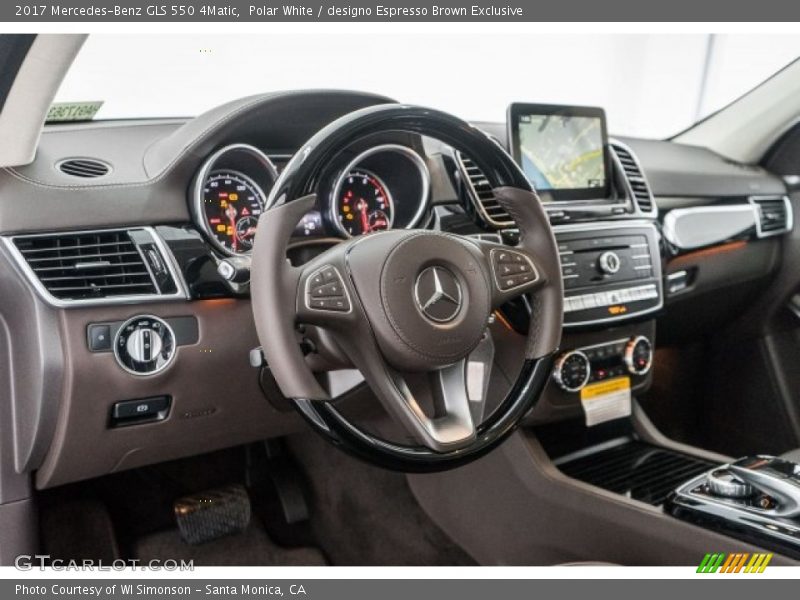 Dashboard of 2017 GLS 550 4Matic