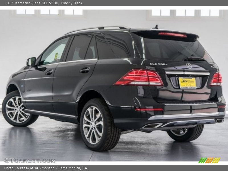 Black / Black 2017 Mercedes-Benz GLE 550e