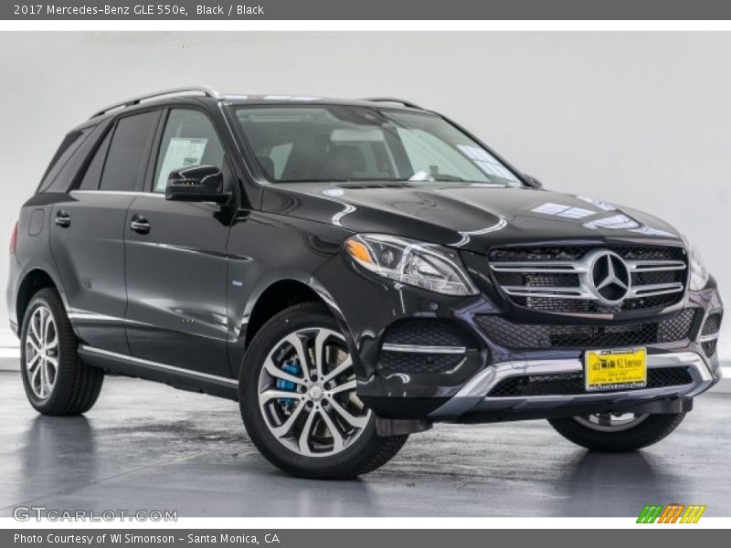 Black / Black 2017 Mercedes-Benz GLE 550e