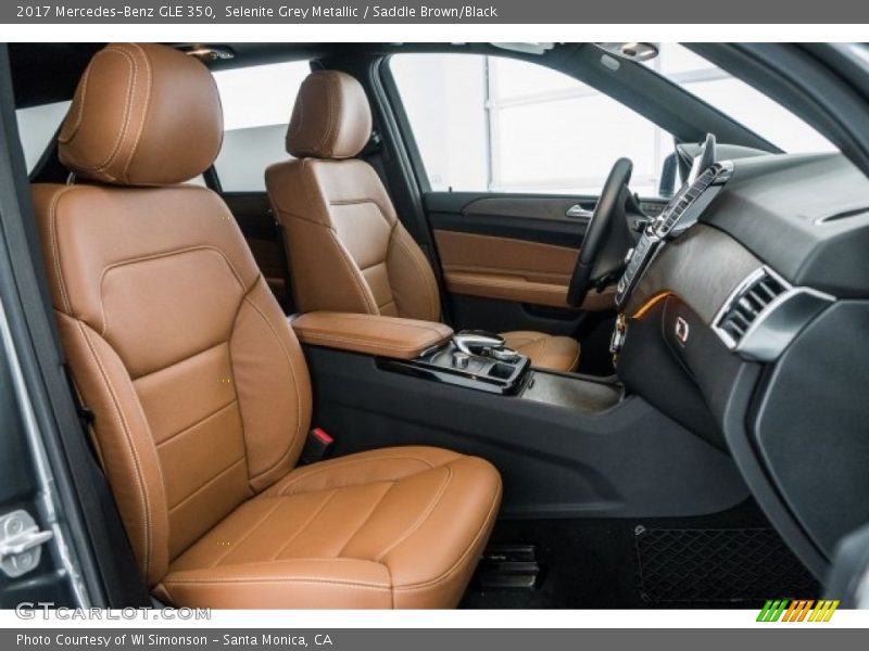  2017 GLE 350 Saddle Brown/Black Interior