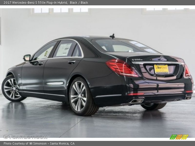 Black / Black 2017 Mercedes-Benz S 550e Plug-In Hybrid
