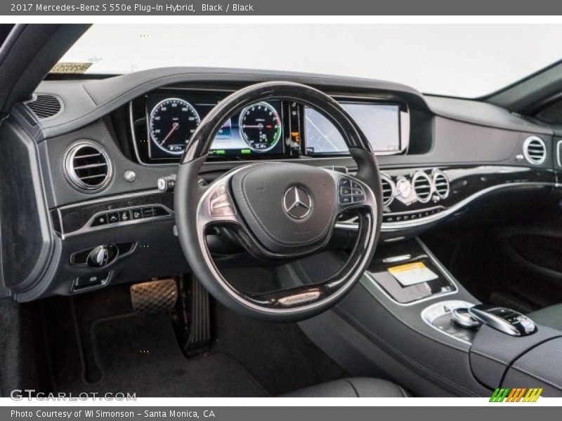 Black / Black 2017 Mercedes-Benz S 550e Plug-In Hybrid