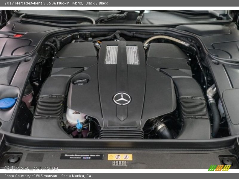 Black / Black 2017 Mercedes-Benz S 550e Plug-In Hybrid