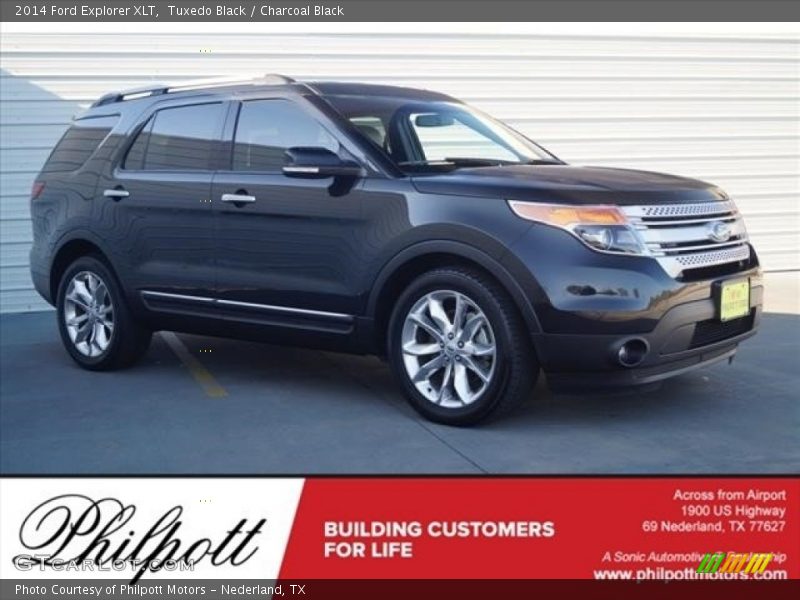 Tuxedo Black / Charcoal Black 2014 Ford Explorer XLT