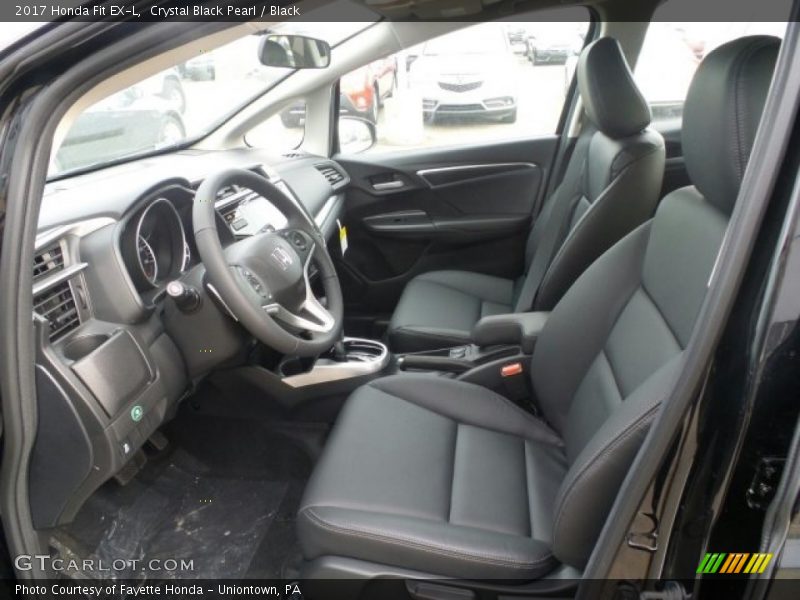  2017 Fit EX-L Black Interior