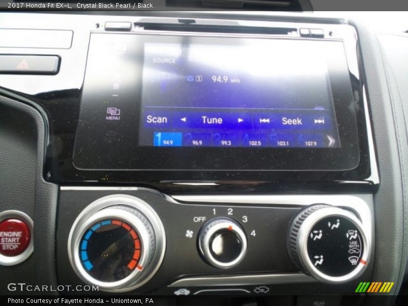 Controls of 2017 Fit EX-L