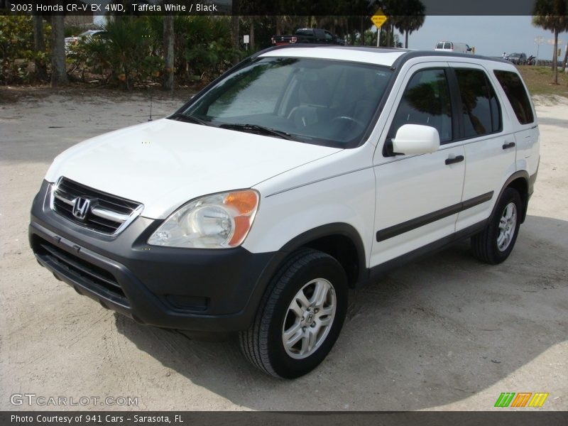 Taffeta White / Black 2003 Honda CR-V EX 4WD