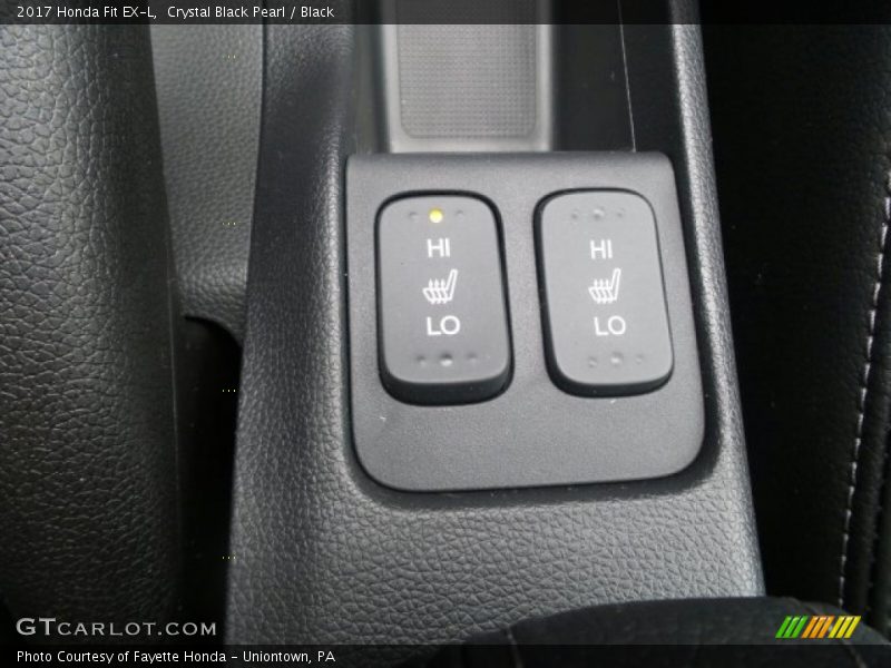Crystal Black Pearl / Black 2017 Honda Fit EX-L