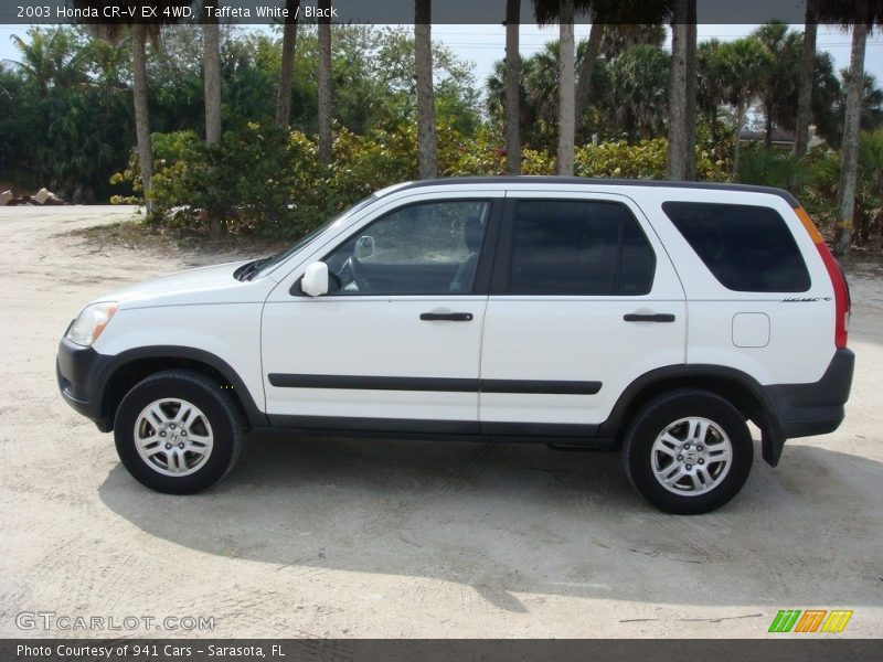 Taffeta White / Black 2003 Honda CR-V EX 4WD