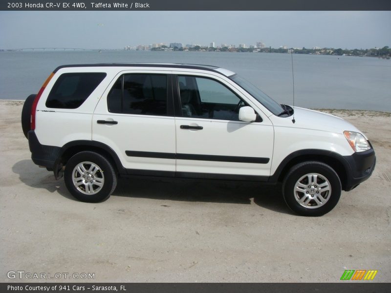 Taffeta White / Black 2003 Honda CR-V EX 4WD