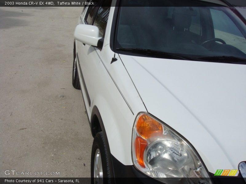 Taffeta White / Black 2003 Honda CR-V EX 4WD