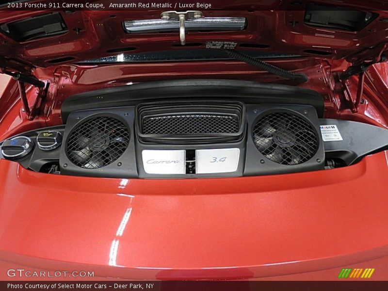  2013 911 Carrera Coupe Engine - 3.4 Liter DFI DOHC 24-Valve VarioCam Plus Flat 6 Cylinder
