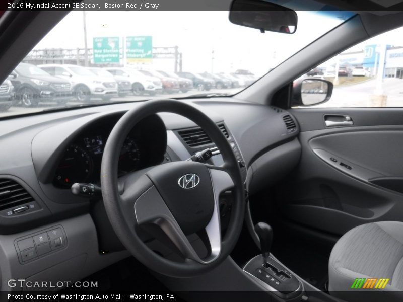 Boston Red / Gray 2016 Hyundai Accent SE Sedan
