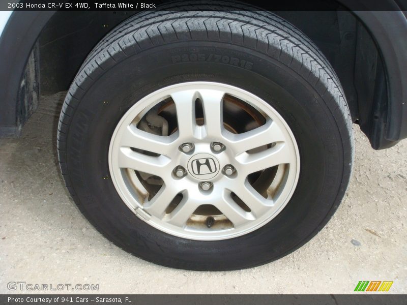 Taffeta White / Black 2003 Honda CR-V EX 4WD