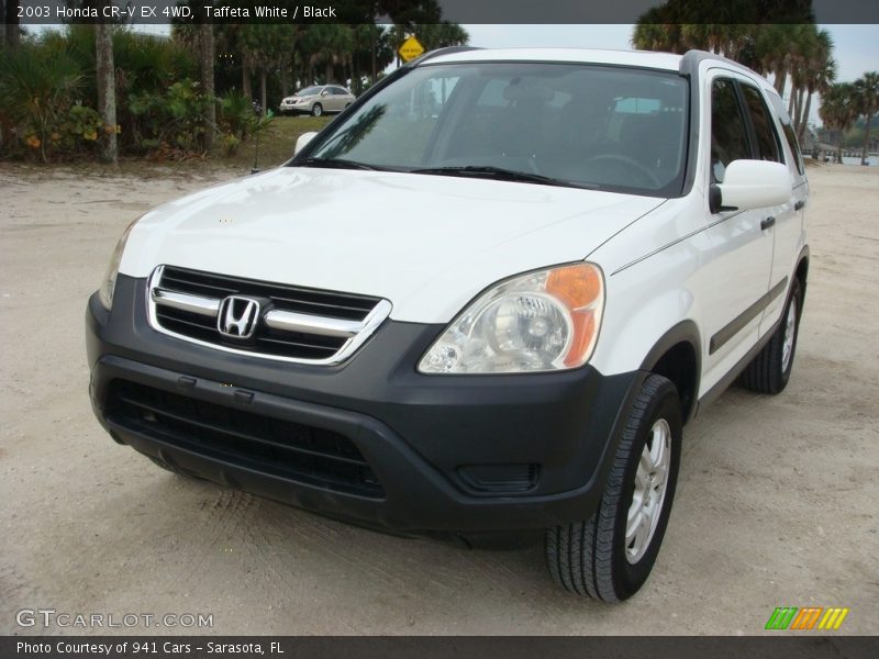 Taffeta White / Black 2003 Honda CR-V EX 4WD