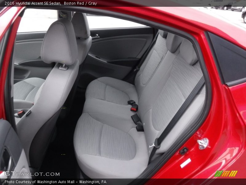 Boston Red / Gray 2016 Hyundai Accent SE Sedan